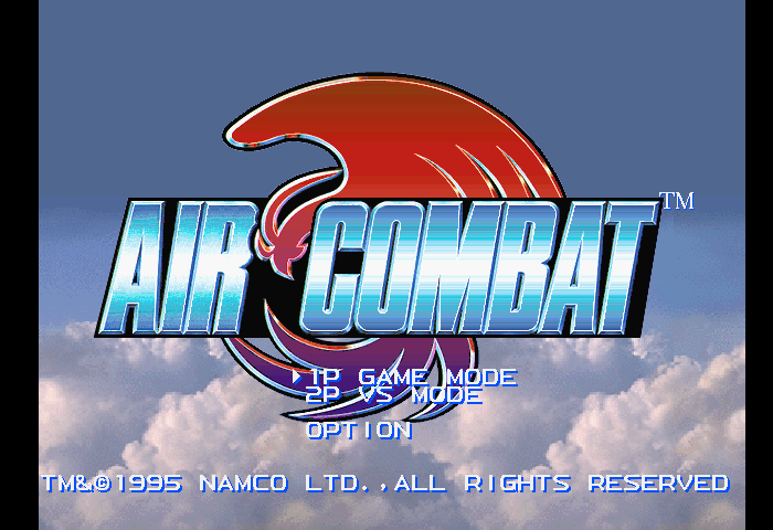 Air Combat Title Screen